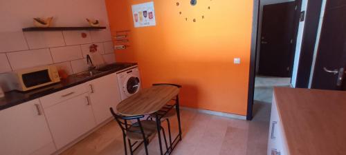 Dapur atau dapur kecil di el refugio tranquilo