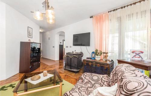 TV a/nebo společenská místnost v ubytování 4 Bedroom Stunning Home In Plaski