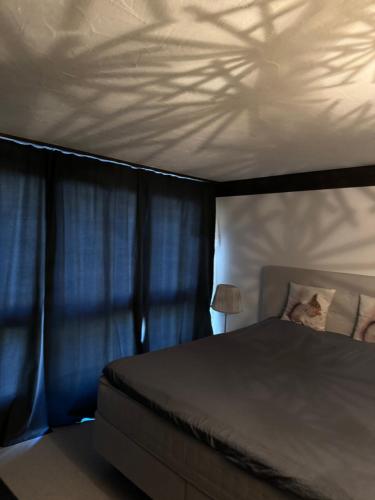 Una cama o camas en una habitación de Sehr Schöne Wohnung in Engelberg