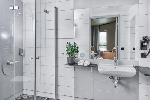Koupelna v ubytování Smarthotel Bodø