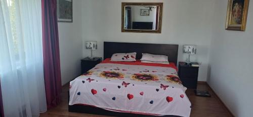 Postel nebo postele na pokoji v ubytování Cornu Paradise
