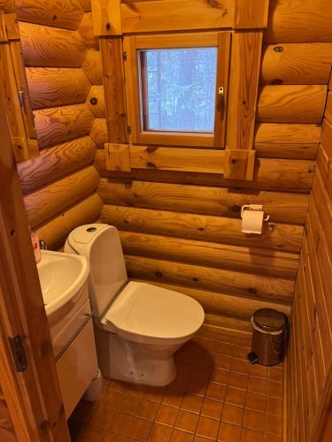 Et badeværelse på Cottage Petra in Koli