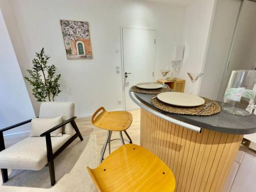 Et opholdsområde på Romantique Room - Cinéma - Netflix - St Roch