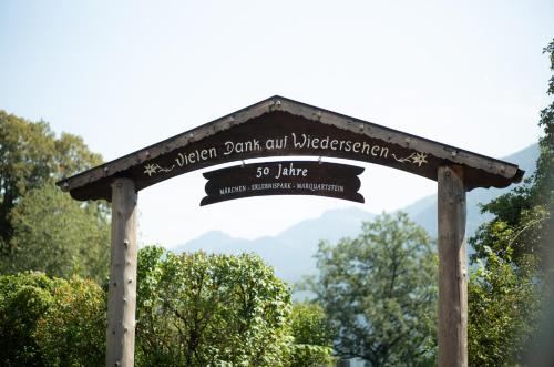 a sign that readssweet dont quit wreckership at Achentaler Alpentor in Marquartstein