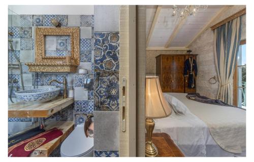 Ένα ή περισσότερα κρεβάτια σε δωμάτιο στο Cozy Home In Biograd Na Moru