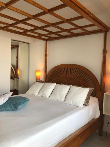 Llit o llits en una habitació de Appartement Ametys