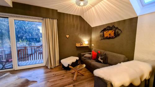 Χώρος καθιστικού στο Chalet Catina - Kärnten Card im Sommer inklusive -