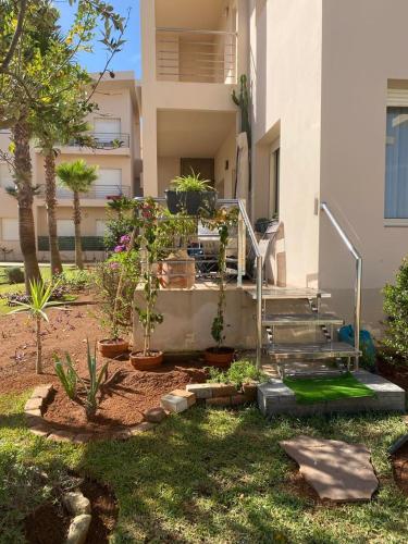 Zahrada ubytování APPARTEMENT BORDURE PLAGE