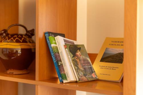 Die Bibliothek im Hotel