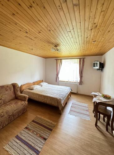 Cama o camas de una habitación en Гуцулик