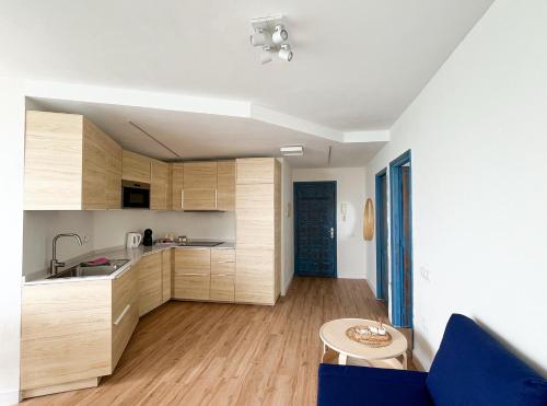 Kuchyň nebo kuchyňský kout v ubytování Casa Dante Corralejo