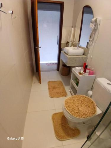 Bilik mandi di Aconchego de Sauípe