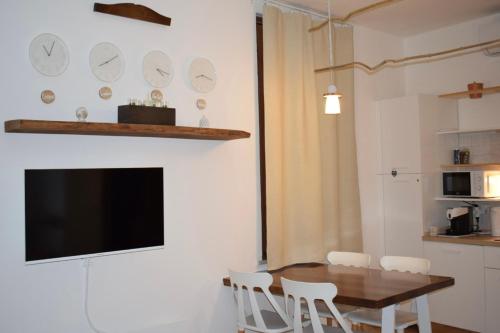 Η κουζίνα ή μικρή κουζίνα στο Casa e Giardino Relax in Crema