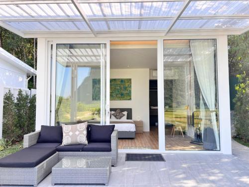 Χώρος καθιστικού στο Pavilion Pha Leuang & Bungalows