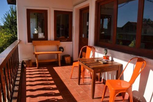Balkoni atau teres di HOSTEL Planeta Cumbrecita