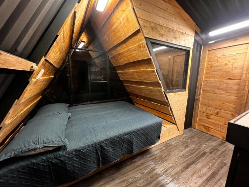 Postel nebo postele na pokoji v ubytování Chalet Mira Cumbres