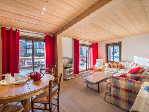Appartement 3 chambres au centre de Megève avec terrasse et Wifi - FR-1-453-316