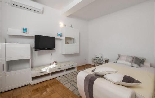 TV a/nebo společenská místnost v ubytování Nice Apartment In Stara Novalja