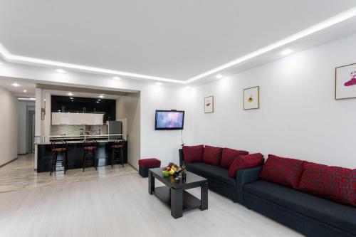 Χώρος καθιστικού στο Shevchenko Residence