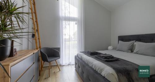 Postel nebo postele na pokoji v ubytování Atpūtas vieta Remeši