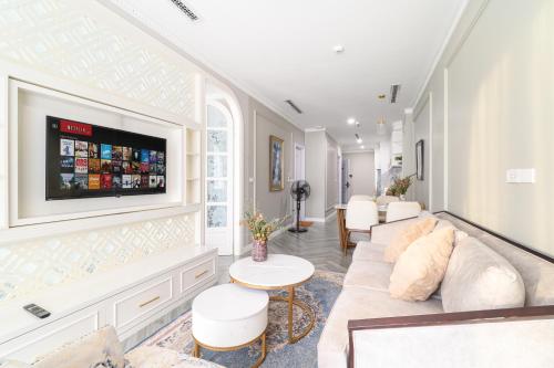 Posezení v ubytování Luxe Paradise Suites Xuan Dieu