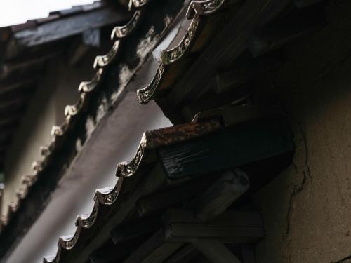 a close up of the side of a building at RITA Izumo Sagiura in Izumo