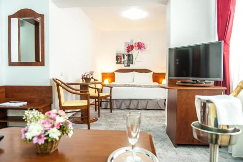 Zona d'estar a Hotel Parc Sibiu