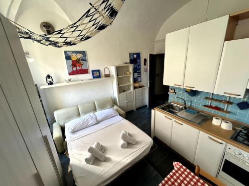 Η κουζίνα ή μικρή κουζίνα στο Suite Colibrì - Sanremo