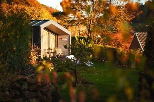 Sauerland-Tinyworld - Ihr Tiny Ferienhaus im Sauerland am Diemelseeにある庭