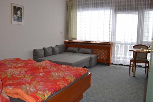 Postel nebo postele na pokoji v ubytování Apartmán Almberg - Mitterdorf - Mitterfirmiansrout