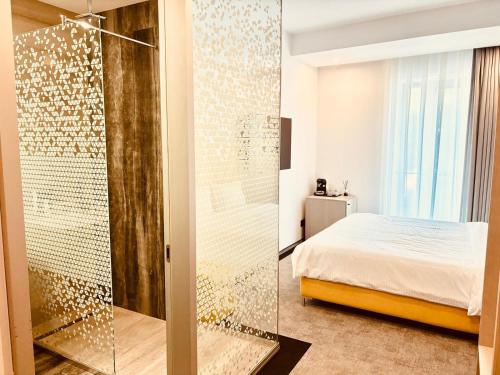 Postel nebo postele na pokoji v ubytování CM111Apparthotel