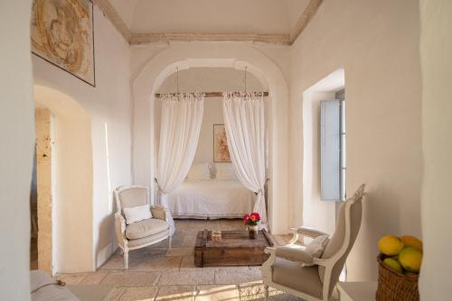 Posezení v ubytování Masseria Le Torri