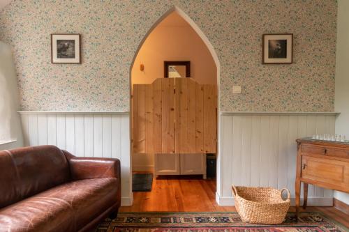 Χώρος καθιστικού στο Chambre d'hôte La Haye d'Armor, Western