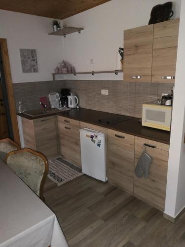 Cuisine ou kitchenette dans l'établissement Ubytování v soukromí Klima