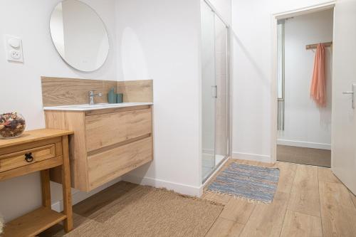 Koupelna v ubytování Tamaris et salicorne Résidence de charme