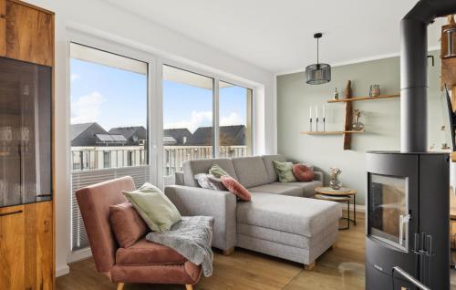 Posezení v ubytování Knuts Bergloft