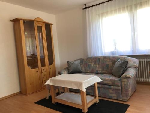 Posezení v ubytování Ferienwohnung Rotensol
