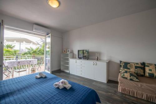 Postel nebo postele na pokoji v ubytování Apartment Miriam