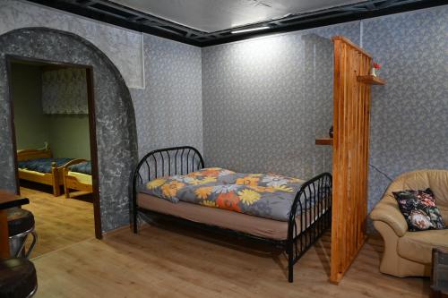 Postel nebo postele na pokoji v ubytování Apartmán