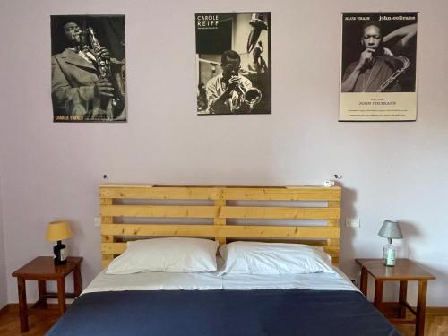 Letto o letti in una camera di Santo Spirito