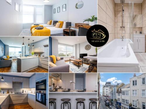 Fotografie z fotogalerie ubytování Modern Apartments with Sea Views, Steps from Brighton Beach & The Royal Pavilion v destinaci Brighton & Hove