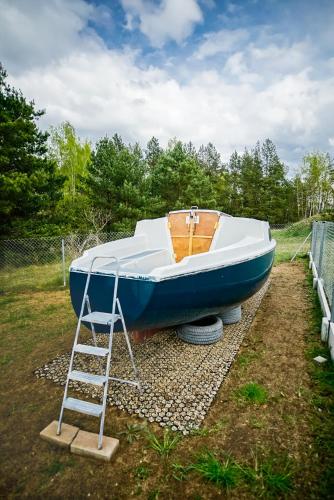 Fotografie z fotogalerie ubytování Mazury w Pigułce- domek z sauną i balią, Woszczele v destinaci Ełk