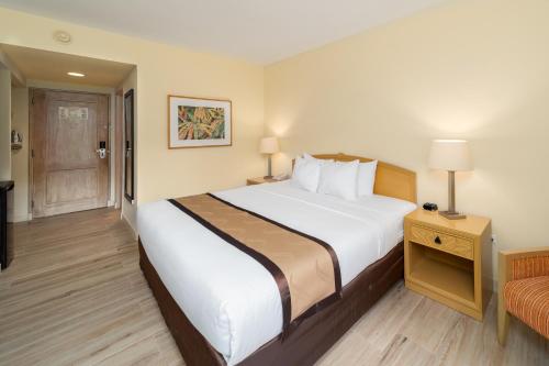 Łóżko lub łóżka w pokoju w obiekcie Quality Hotel Real Aeropuerto San Salvador