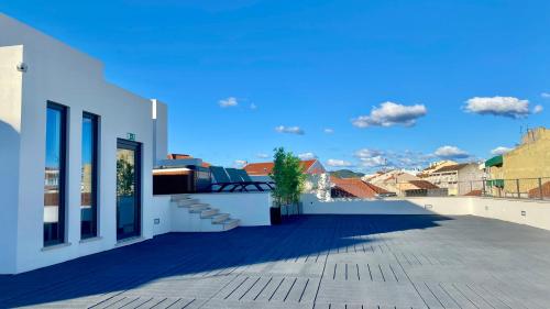 a view from the balcony of a house at SIENNA Hotel in Rio Maior
