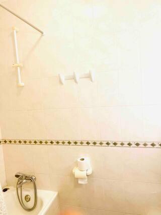 Koupelna v ubytování Cantinho do Solaqua