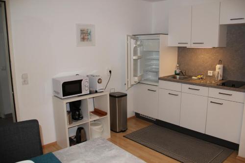 Dapur atau dapur kecil di Haus am Marktplatz