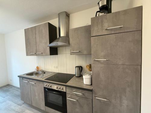 Dapur atau dapur kecil di Wohnung in Brookmerland - Nähe der Nordsee