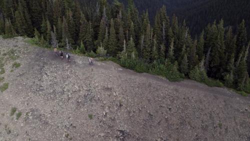 a group of people standing on top of a mountain at Jasper East Hostel - Near Jasper National Park East Gate Entrance in Jasper