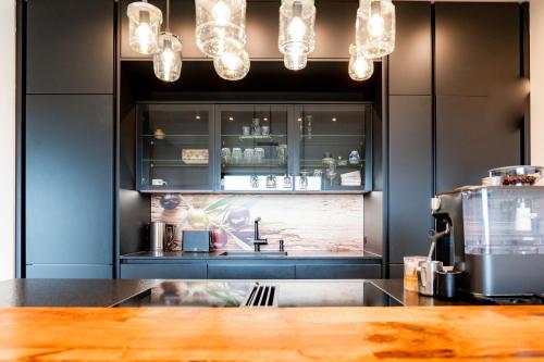 Villa Rose close to Vienna & Airportにあるキッチンまたは簡易キッチン