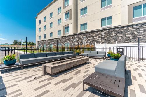 Balkón nebo terasa v ubytování Hampton Inn Redmond Bend Airport
